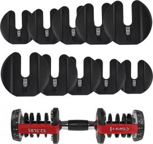 HMS Hantle SR52 stalowe 2 x 24 kg + stojak STR10 11