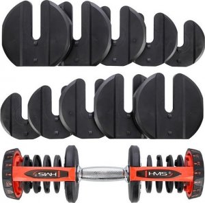 HMS Hantle SR80 stalowe 2 x 40 kg + stojak STR10 13