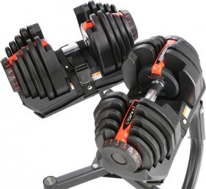 HMS Hantle SR80 stalowe 2 x 40 kg + stojak STR10 4