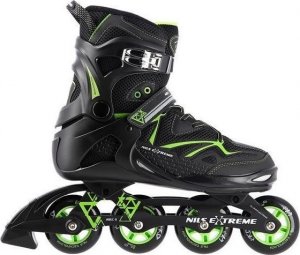 Rolki Nils Extreme NA9022 CZARNO/ZIELONE ROZM 44 ŁYŻWOROLKI NILS EXTREME 2