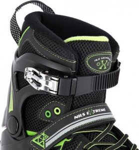 Rolki Nils Extreme NA9022 CZARNO/ZIELONE ROZM 44 ŁYŻWOROLKI NILS EXTREME 8