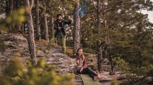 Gotel Mata turystyczna składana F44A zielona 4