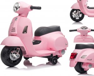 Sun Baby Jeździk akumulatorowy Scooter Vespa pudrowy róż 1