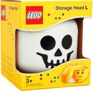 LEGO LEGO Pudełko 40321728  Pojemnik głowa duża Szkieletor Kościotrup L 1