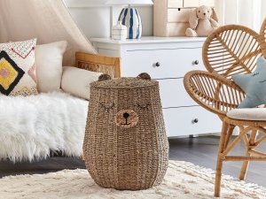 Beliani Kosz pleciony miś z trawy morskiej FULAN! 2