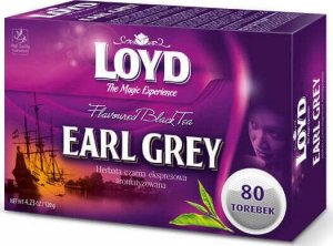 LOYD Herbata czarna LOYD Earl Grey 80 torebek 1