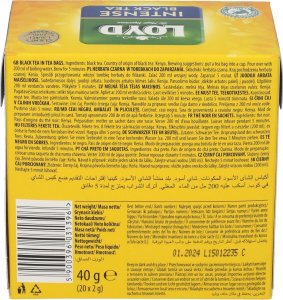 Loyd Herbata czarna LOYD Intense Black Tea 20 torebek 4
