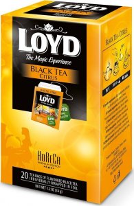 LOYD Herbata HORECA LOYD Black Tea Citrus 20 torebek 1