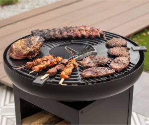 RedFire plancha Matanzas Grill ogrodowy węglowy 60 cm x 60 cm 11