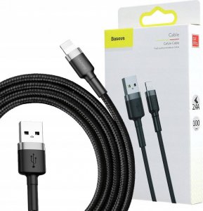 Kabel USB Baseus USB-C - Lightning 1 m Czarny ( ) 1
