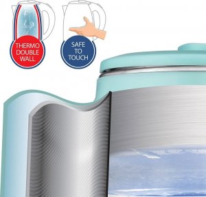 Czajnik Gordon CZAJNIK ELEKTRYCZNY wewnątrz INOX 1,8L Aurora AU185 5