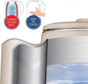 Czajnik Gordon CZAJNIK ELEKTRYCZNY wewnątrz INOX 1,8L Aurora AU186 5