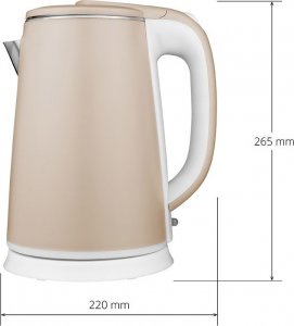 Czajnik Gordon CZAJNIK ELEKTRYCZNY wewnątrz INOX 1,8L Aurora AU186 6