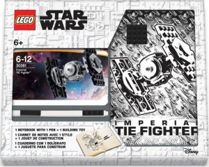 LEGO LEGO 52510 Star Wars  Notatnik TIE Fighter z zestawem klocków, płytką i długopisem 1
