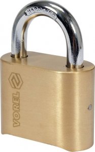 Toya VOREL KŁÓDKA MOSIĘŻNA SZYFROWA 50mm MECHANIZM OD SPODU 2