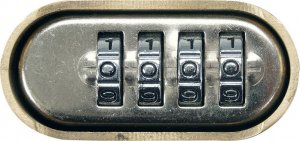 Toya VOREL KŁÓDKA MOSIĘŻNA SZYFROWA 50mm MECHANIZM OD SPODU 4