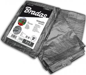 Plandeka Bradas Plandeka wzmacniana GRAY 6 x 8m, 200g 1