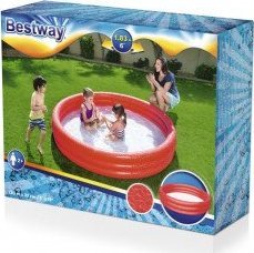 Bestway 51027 Basen dmuchany Czerwony 1.83m x 33cm 6