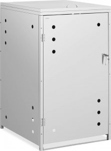 Ulsonix Osłona obudowa kosza kubła na śmieci z okrągłymi otworami STAL do 240 l 2