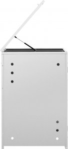 Ulsonix Osłona obudowa kosza kubła na śmieci z okrągłymi otworami STAL do 240 l 5