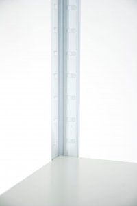 Wamar-Sosenka Regał metalowy magazynowy ELARA 180x60x40 biały 5 półek nośność 150 kg do warsztatu garażu 5