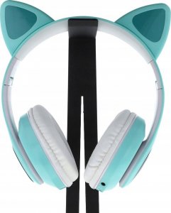 Słuchawki Protect Kocie uszy miętowe 5