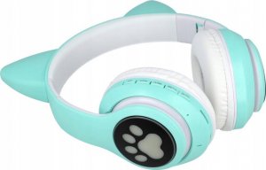 Słuchawki Protect Kocie uszy miętowe 6