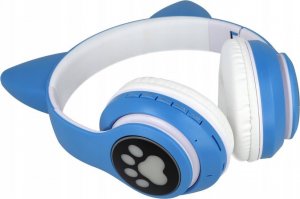 Słuchawki Protect Kocie uszy Niebieskie 3