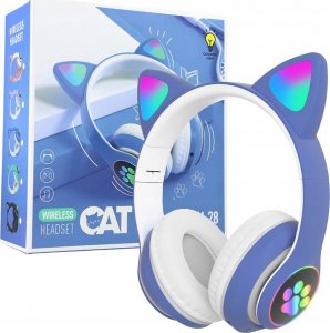 Słuchawki Protect Kocie uszy Niebieskie 7