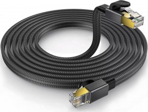 Reagle Reagle Płaski Kabel Ethernet RJ45 Cat8 40Gbps 10m LAN 1