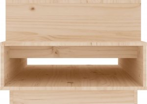 vidaXL Stolik kawowy, 80x55x40,5 cm, lite drewno sosnowe 6