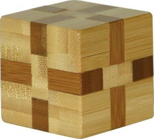 Eureka Łamigłówka 3D BAMBOO - Cube - poziom 3/4 1