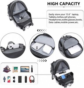 Plecak turystyczny Kono 40 l Czarny 4