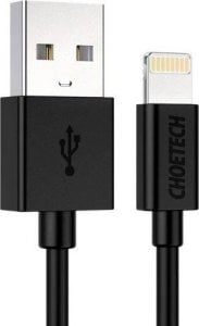 Kabel USB Choetech USB-A - Lightning 1.2 m Czarny (IP0026) 1