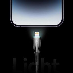 Kabel USB Baseus USB-C - Lightning 1 m Biały (CADH000002) 12