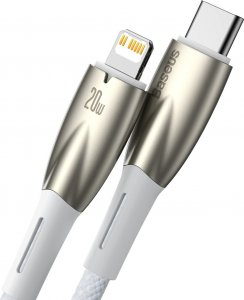 Kabel USB Baseus USB-C - Lightning 1 m Biały (CADH000002) 13