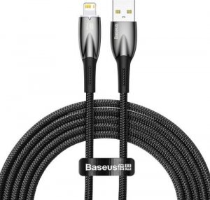 Kabel USB Baseus USB-A - Lightning 1 m Czarny (CADH000201) 1