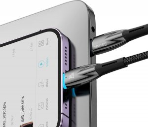 Kabel USB Baseus USB-C - Lightning 2 m Czarny (CADH000101) 15