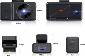 Wideorejestrator Vantrue Wideorejestrator Vantrue E3 5