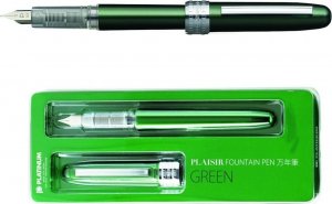 Platinum Pióro wieczne PLATINUM Plaisir, blister, zielony 1