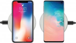 Ładowarka Alogy Ładowarka indukcyjna Qi Alogy bezprzewodowa szybka 15W do Apple AirPods iPhone 14 13 12 Biała + Ładowarka sieciowa 6