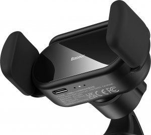 Baseus Baseus Steel Cannon Pro solarny automatyczny uchwyt samochodowy na kokpit czarny (SUGP010001) 16