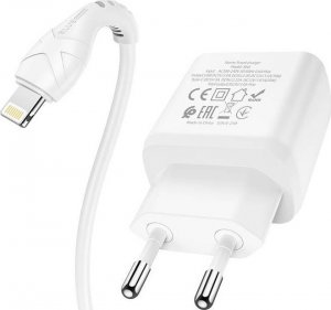 Ładowarka Blue Power BLUE POWER ŁADOWARKA SIECIOWA BCN5 PD20W+QC3.0 KABEL TYPE-C BIAŁY standard 3