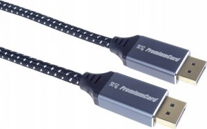 Kabel PremiumCord PREMIUMCORD Kabel DisplayPort 1.4 přípojný kabel, kovové a zlacené konektory, 1,5m 1