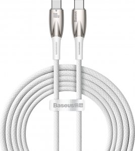 Kabel USB Baseus USB-C - USB-C 2 m Biały (CADH000802) 1