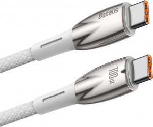 Kabel USB Baseus USB-C - USB-C 2 m Biały (CADH000802) 13