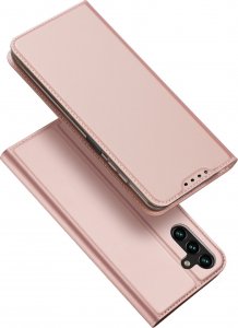 Dux Ducis Dux Ducis Skin Pro etui Samsung Galaxy A14 5G pokrowiec z klapką portfel na kartę podstawka różowe 1
