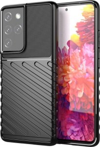 Hurtel Thunder Case etui Samsung Galaxy S23 Ultra silikonowy pancerny pokrowiec czarne 1