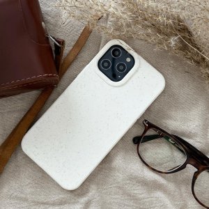 Hurtel Eco Case etui iPhone 14 Plus silikonowy degradowalny pokrowiec żółte 3