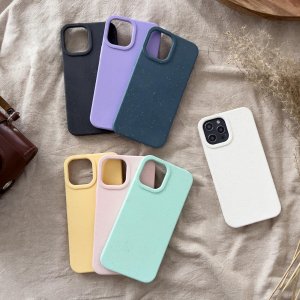 Hurtel Eco Case etui iPhone 14 Plus silikonowy degradowalny pokrowiec żółte 4